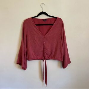 American Eagle Wide Sleeve Blouse